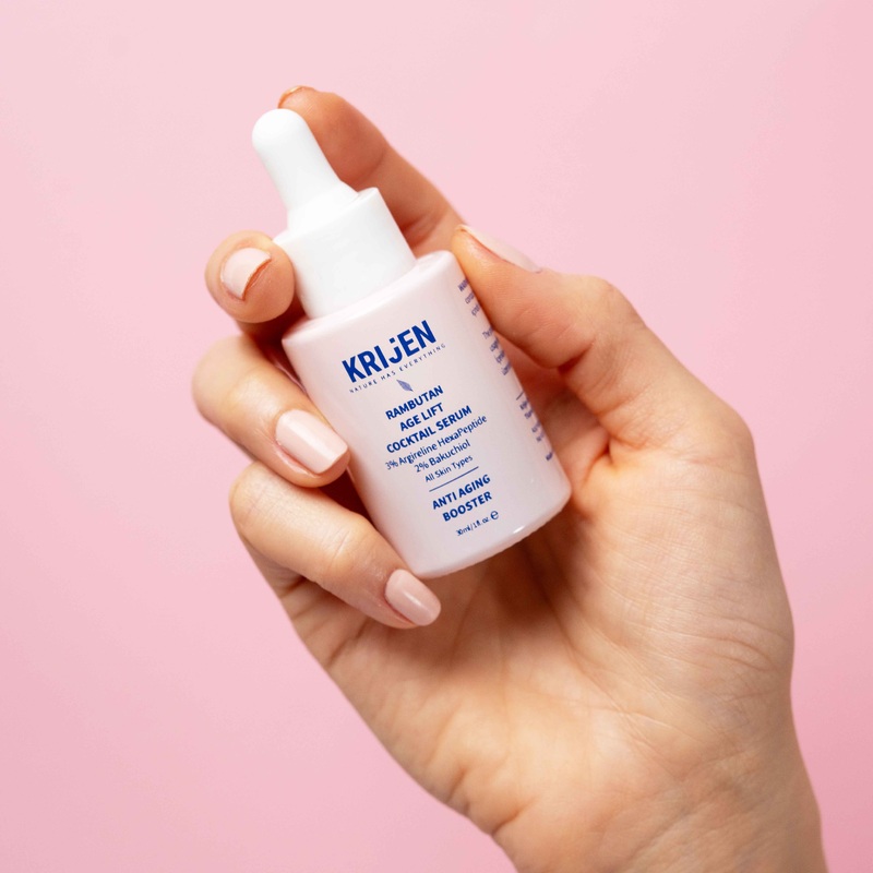 Rambutan Age Lift Anti-Aging Cocktail Serum | Herbal Retinol + Acetyl Hexapeptide-8 + Collagen Booster