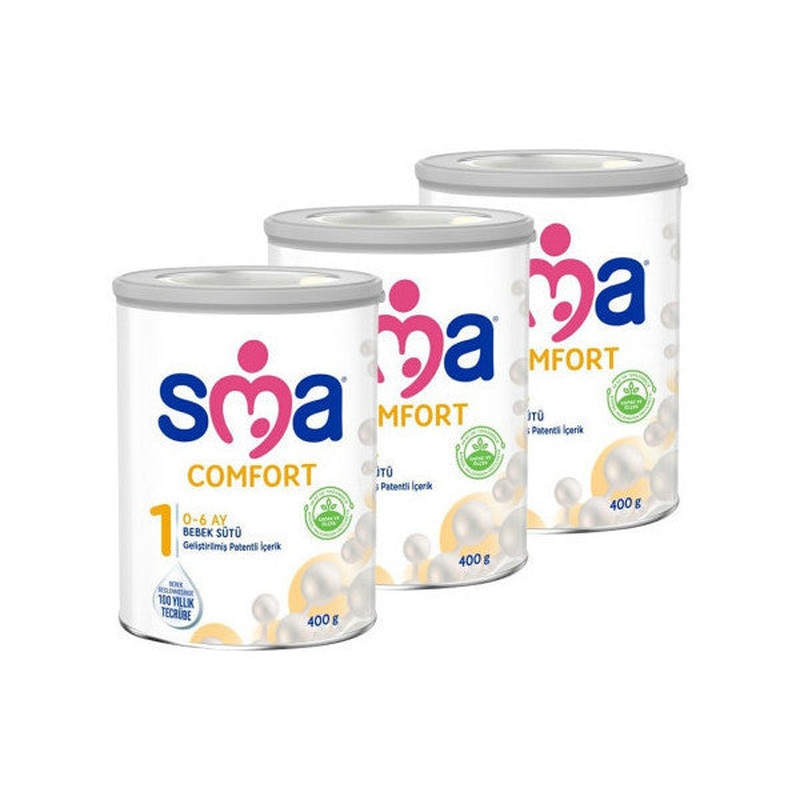 Sma Comfort 1 Baby Milk 400 Gr 3 Pieces