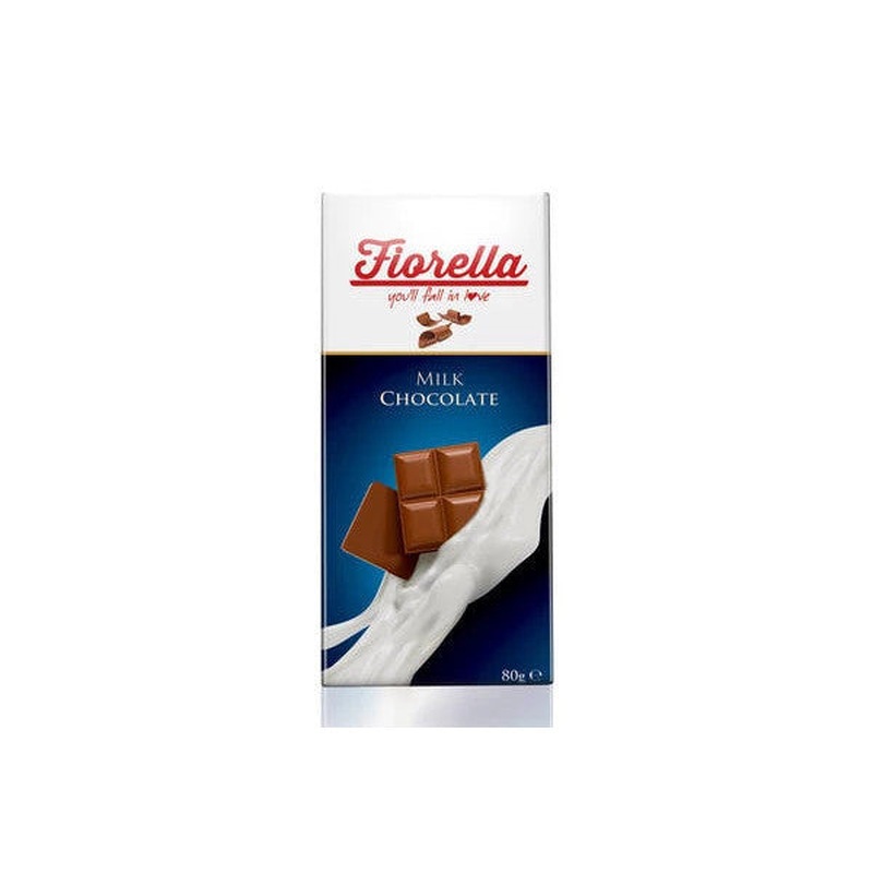 Fiorella Milk Chocolate Tablet 80 Gr. 1 Piece