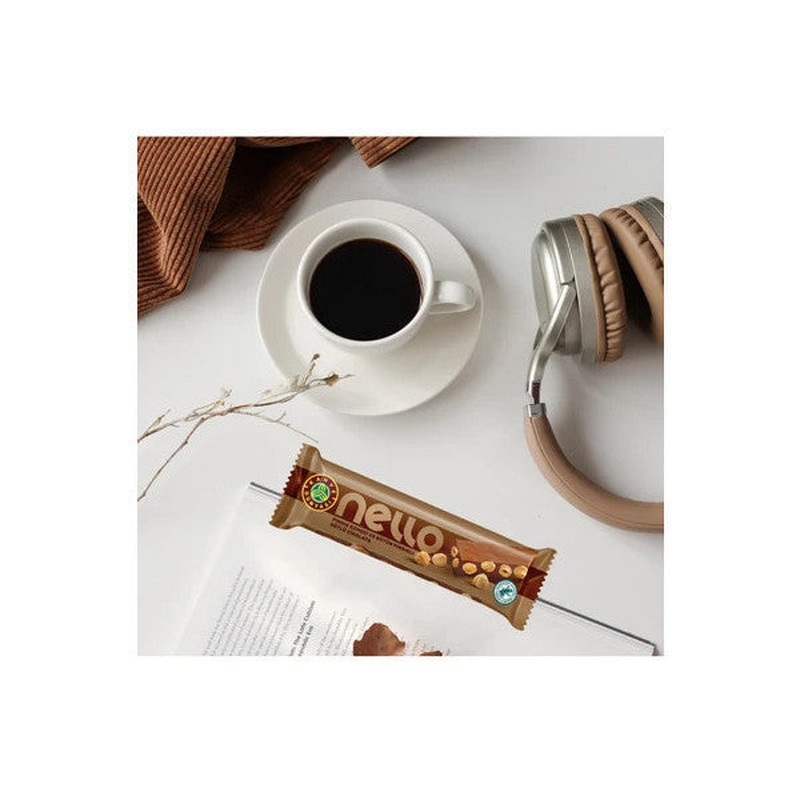 Kahve Dnyas Hazelnut Paste And Milk Chocolate With Whole Hazelnuts 33 Gr X 5 Pieces