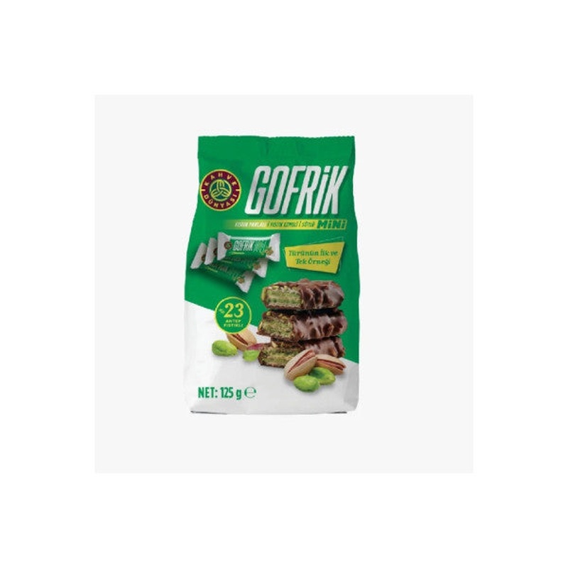 Kahve Dnyas Mini Wafer Chocolate With Pistachio n Bag 125 Gr