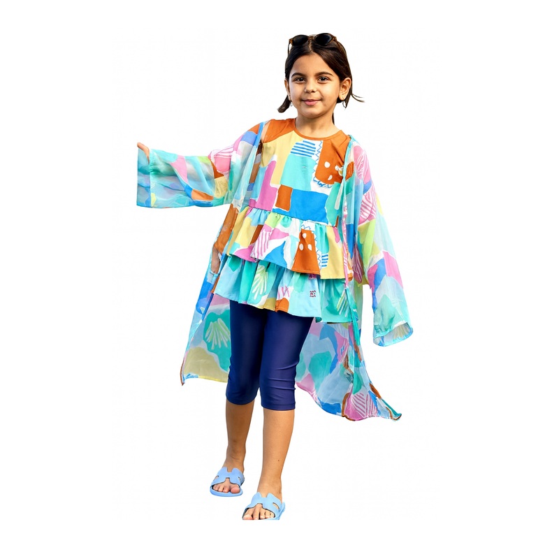 Marina Girls Chiffon Beach Cover-Up - Cp2505