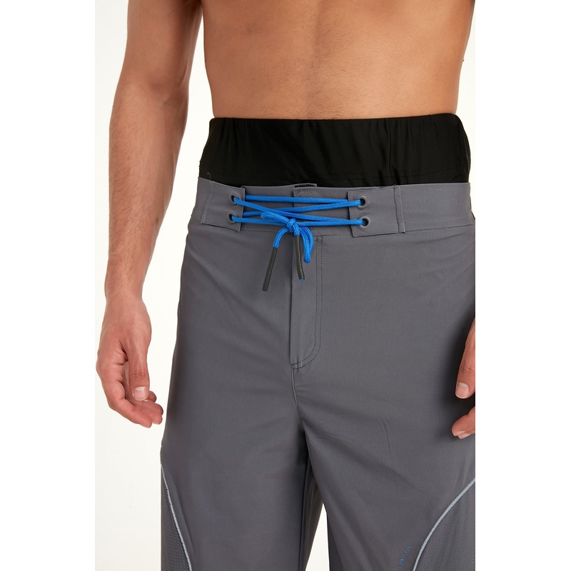 Marina Gray Men's Modest Swim Shorts  S2501-1