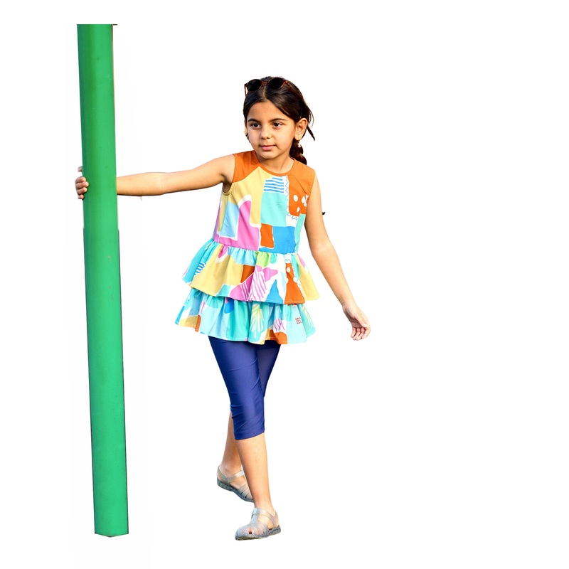 Marina Upf50+ Sun-Protected Girls Swimsuit  C2505