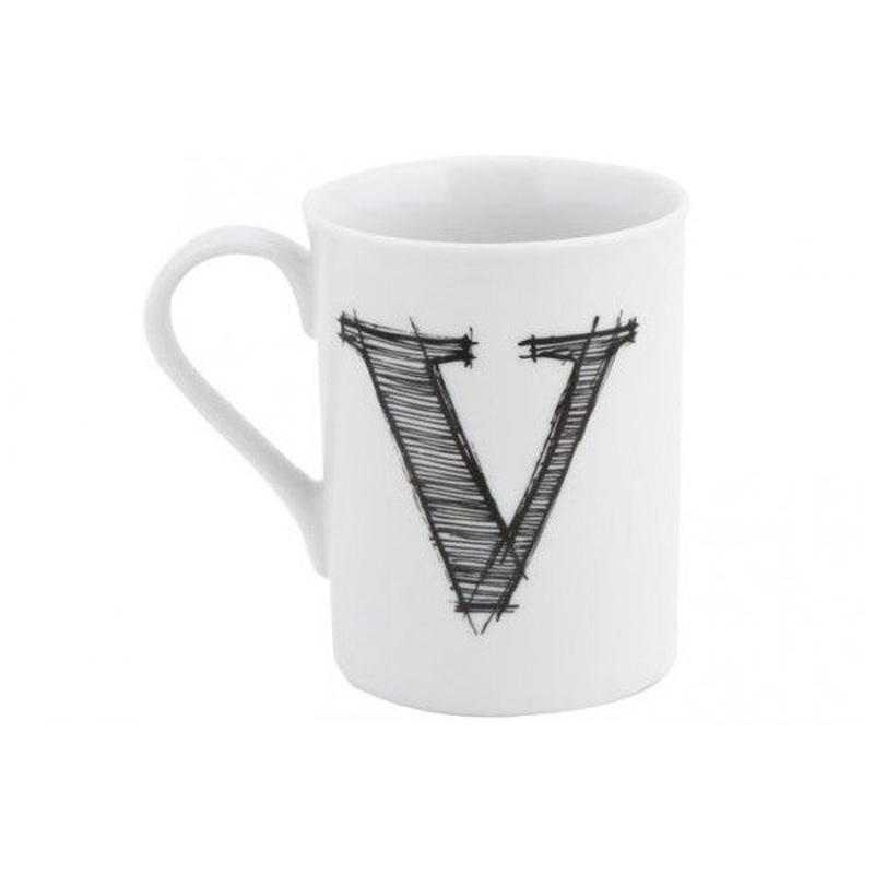 Portland Letter V Mug 285Cc