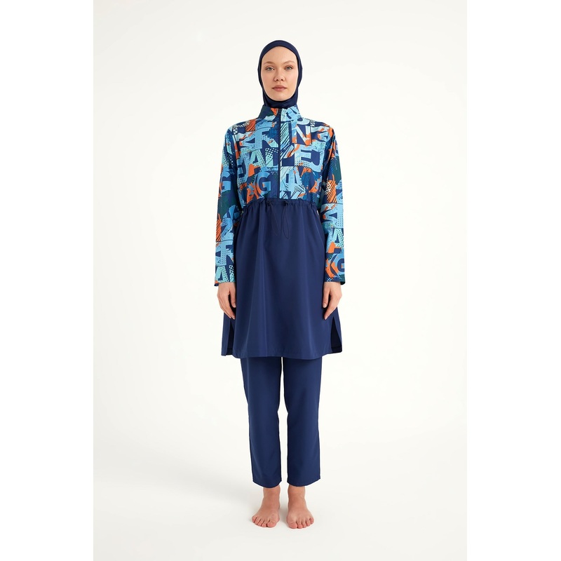 Rivamera Full Coverage Swimsuit R2503 - Blue