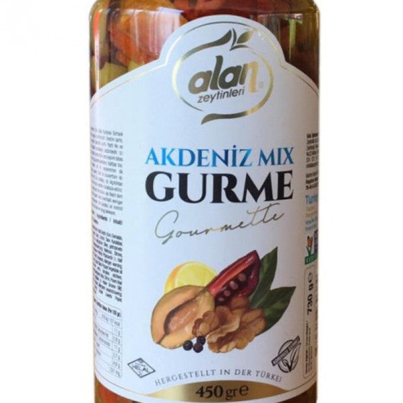 Alan Akdeniz Mix Gourmet Green Olive 450G