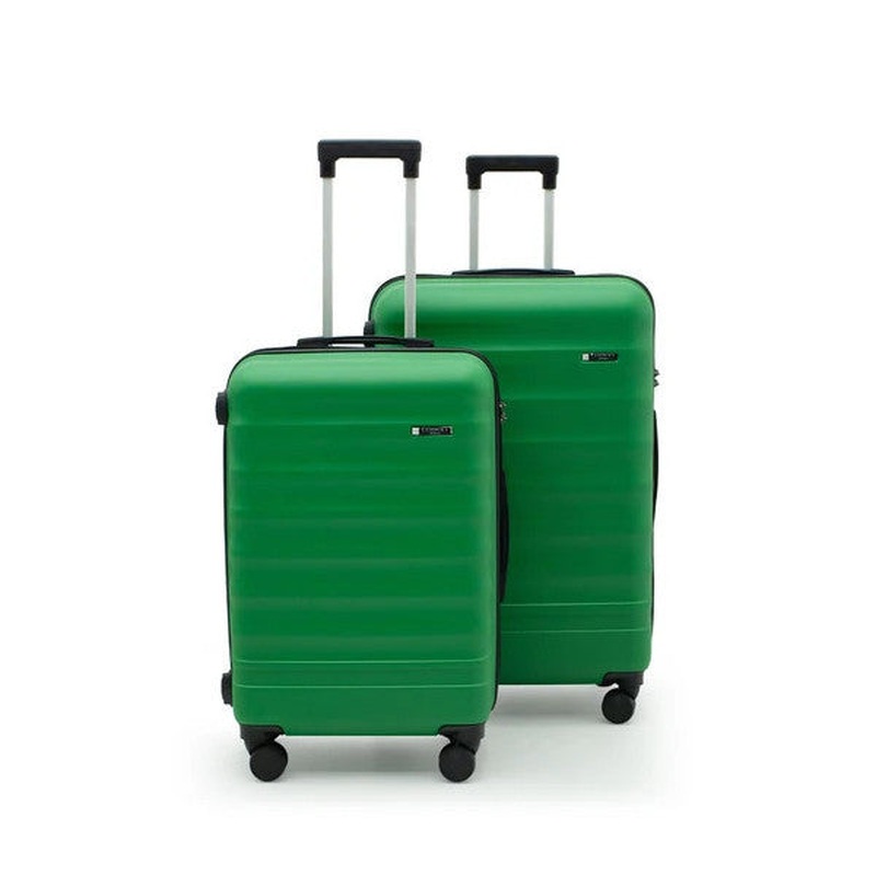 Babil Lux 2-Piece Abs Luggage Set Large & Medium - Green