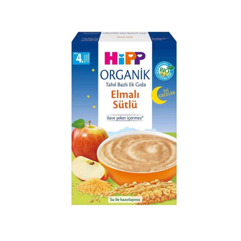Hipp Organic Good Night Apple Milk Cereal Based