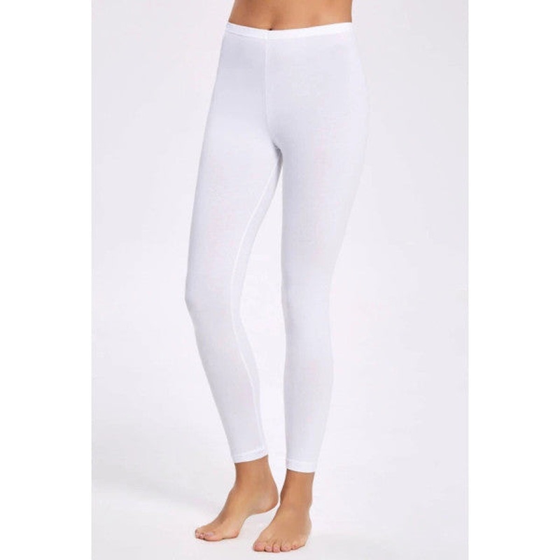 Lycra Long White Women's Tights 3 Pieces