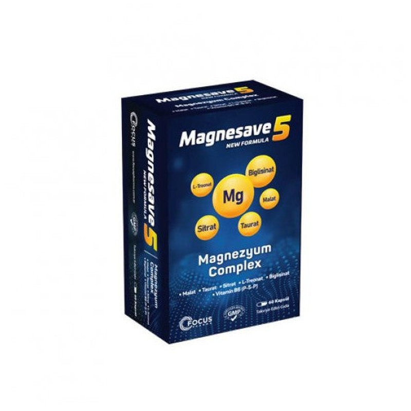 Magnesave5 Magnesium Complex 60 Capsules