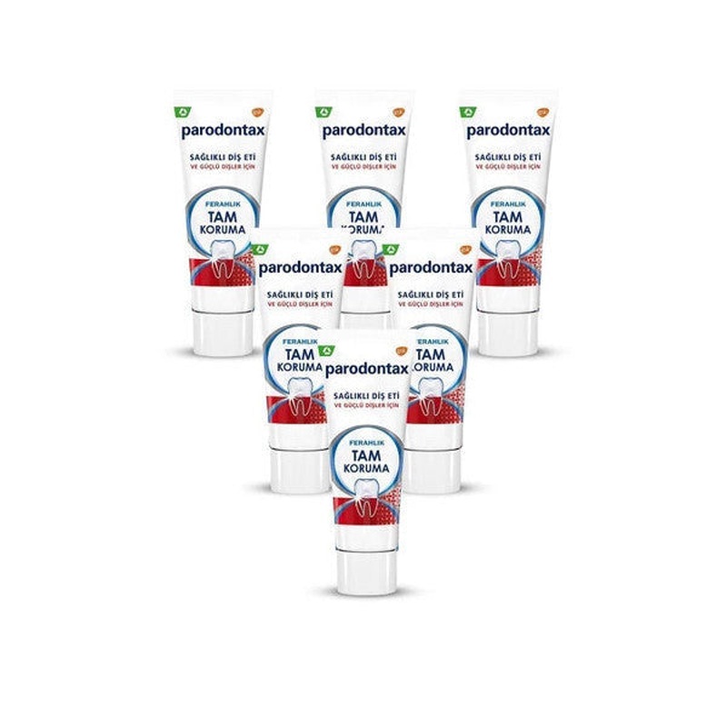 Parodontax New Original 80 Gr/50Ml - 6 Pieces, Freshness Full Protection Toothpaste Original Product