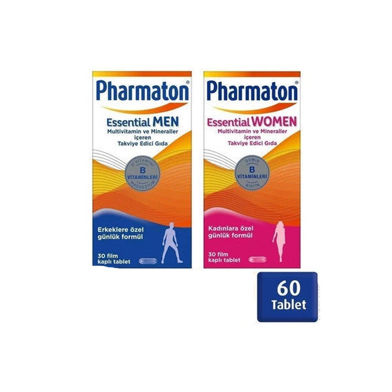 Pharmaton Men & Women 30 Tablets 2 Packs
