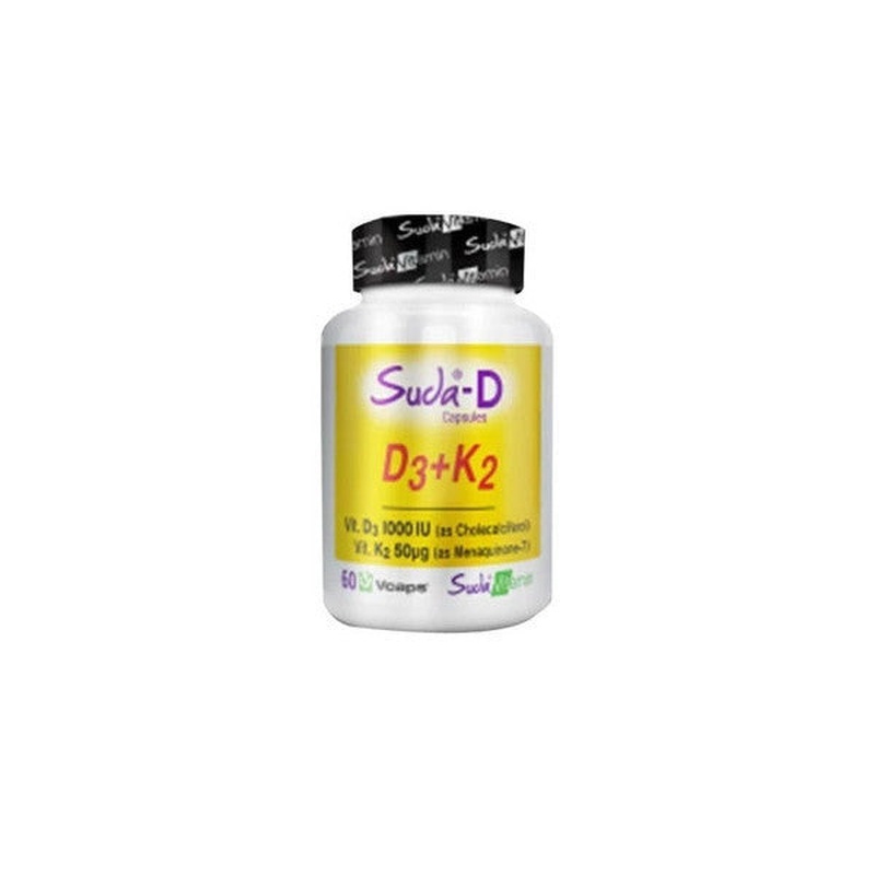 Water-D Vitamin D3+K2 60 Veggy Capsules
