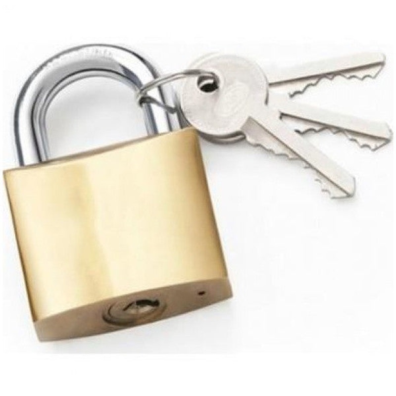 Yellow Padlock 25Mm