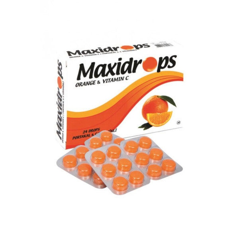 Maxidrops Orange & Vitamin C 24 Drops