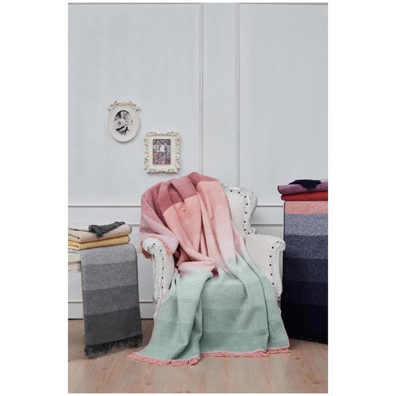 Montant Single Cotton Blanket Red