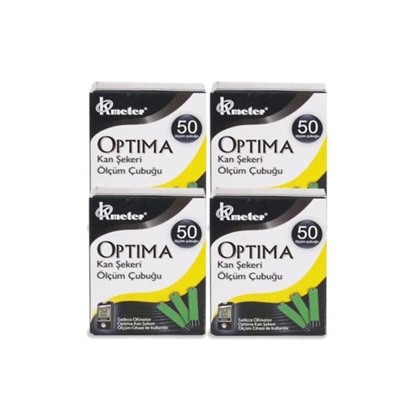 Optima Glucose Measuring Strips 50' X4 Box