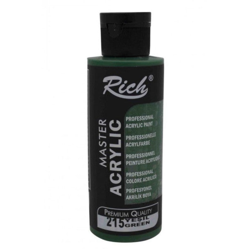 Rich Acrylic Paint 120 Cc Green 120-215