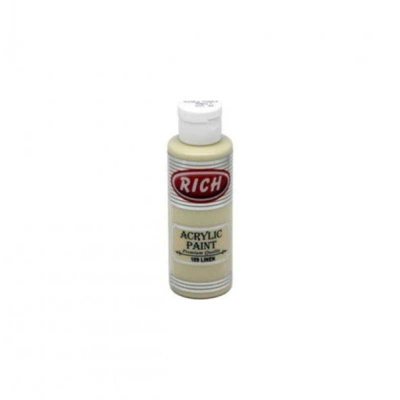 Rich Acrylic Paint 120 Cc Linen 120-109