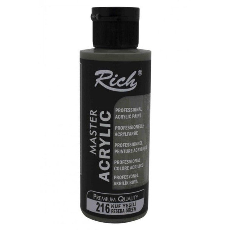 Rich Acrylic Paint 120 Cc Mildew Green 120-216