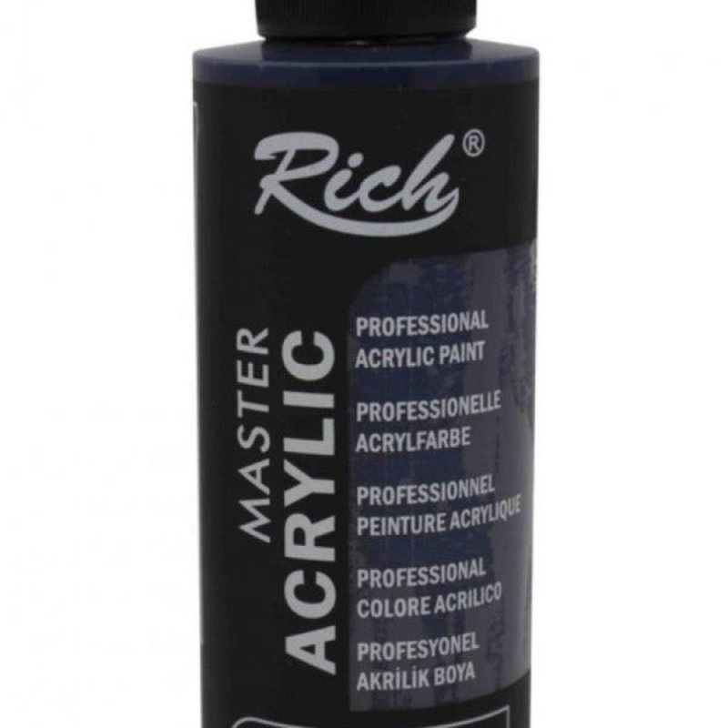 Rich Acrylic Paint 120 Cc Ocean Blue 120-185