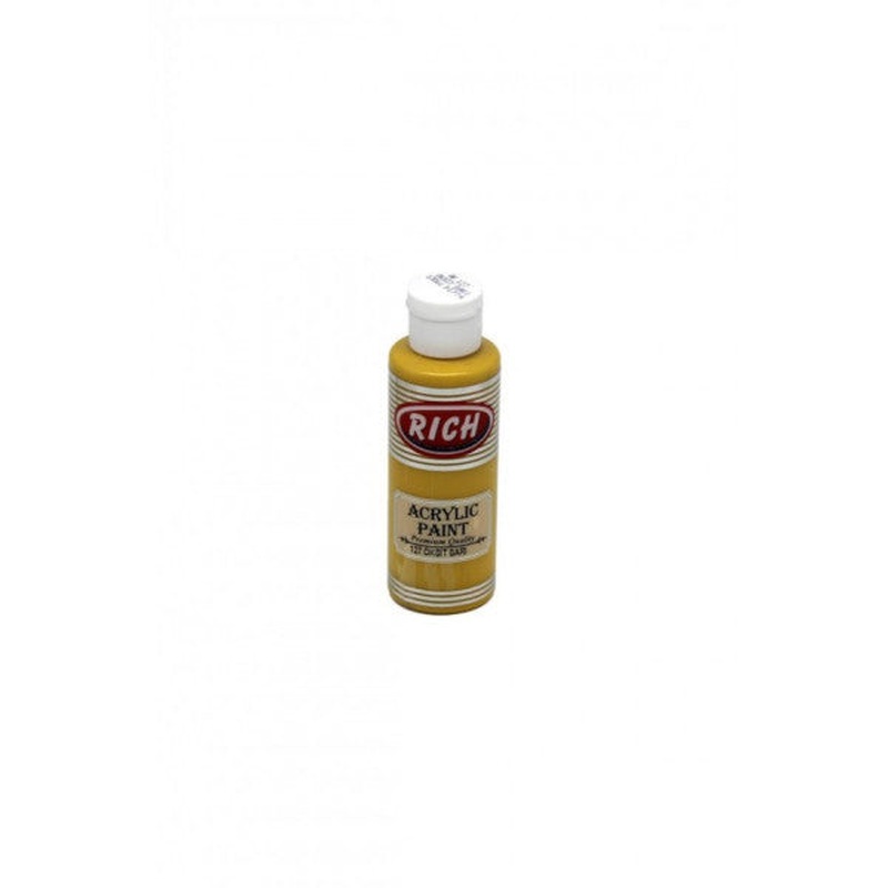Rich Acrylic Paint 120 Cc Oxide Yellow 120-127