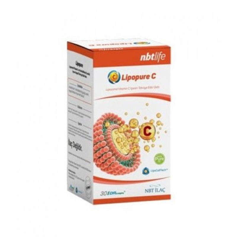 Nbt Life Lipopure Vitamin C 30 Capsules