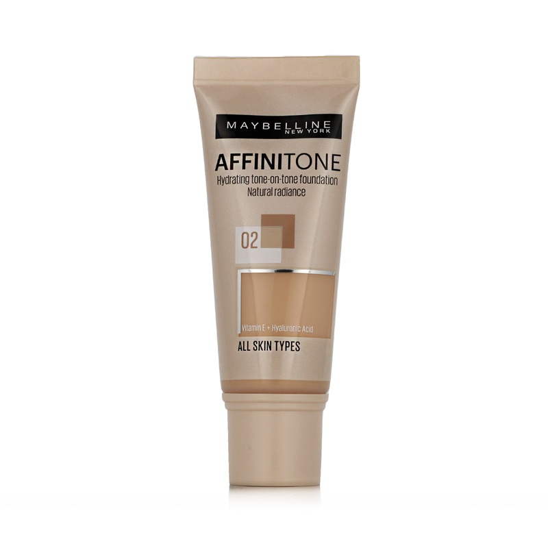 Maybelline Affinitone Unifying Foundation Cream (02 Light Porcelain) 30 ml