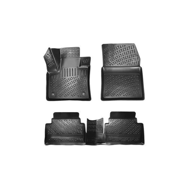 Citroen C5 Aircross 2017 3D Black Floor Mat Set
