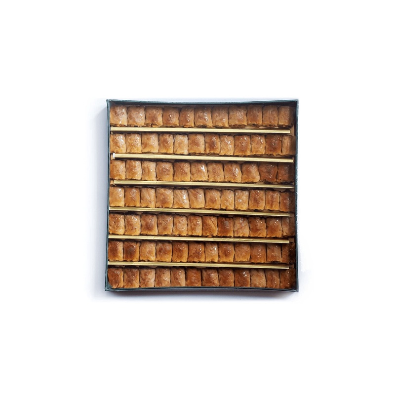 Luxury Pistachio Finger Baklava  Handmade Crispy Pastry Rolls With Whole Pistachios & Natural Butter