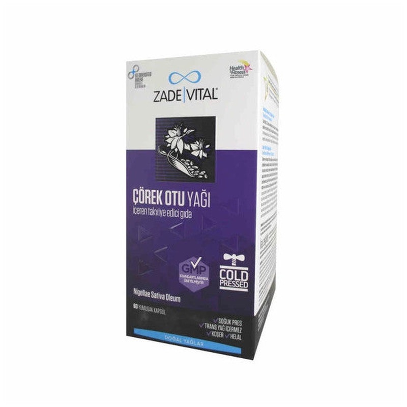 Zade Vital Black Cumin Oil 900Mg 60 Capsules