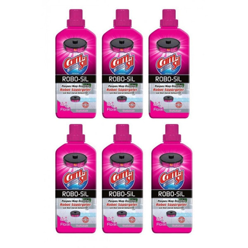 Camsil Robo-Sil Floral Surface Cleaner 900 Ml X 6 Pieces