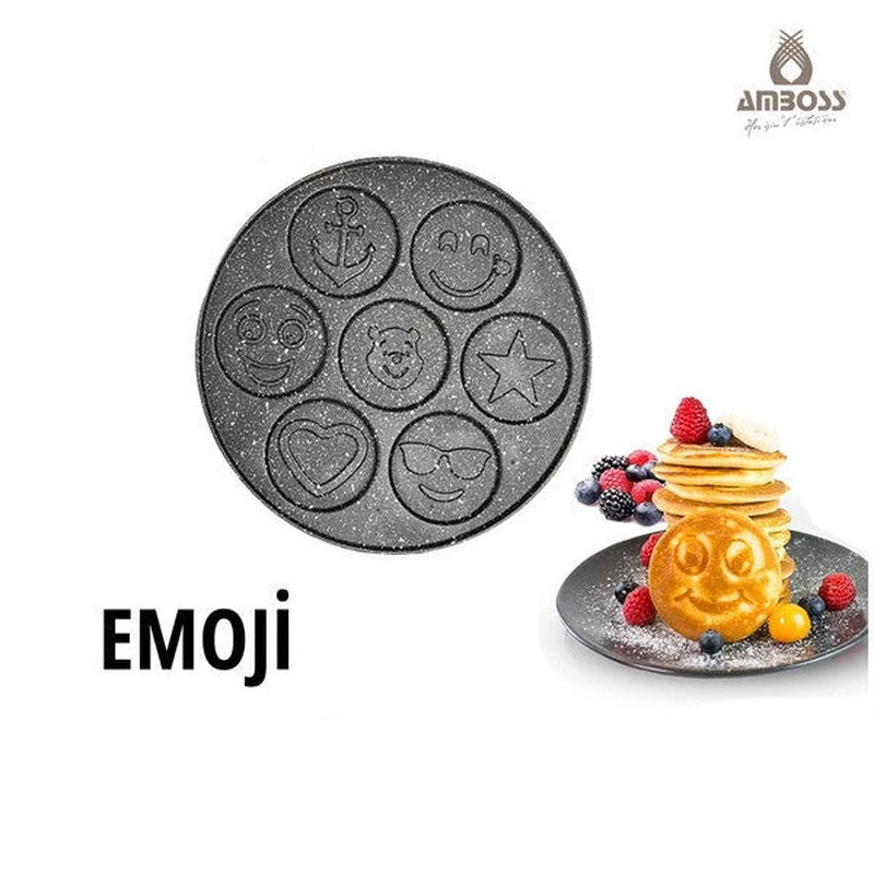 Funny Emoji Pancake Pan 26 Cm