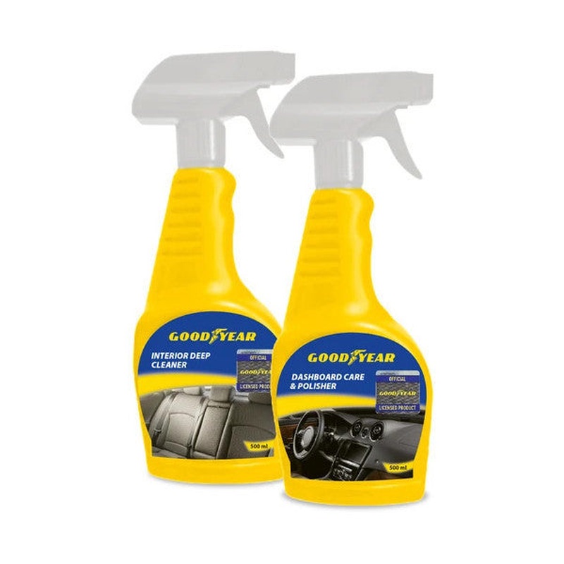 Goodyear Dashboard Polish And Upholstery Cleaner Set 500 Ml