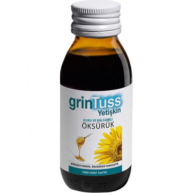 Grintuss Adult Dry And Phlegmy Cough Syrup 128 Gr - Abdi brahim