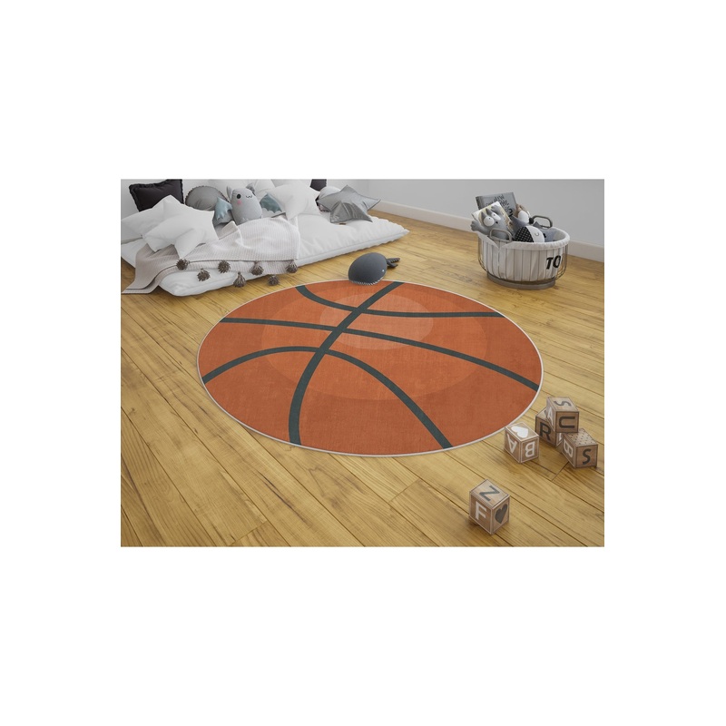 Round Special Design Young Children's Room Carpet Basketball Ball