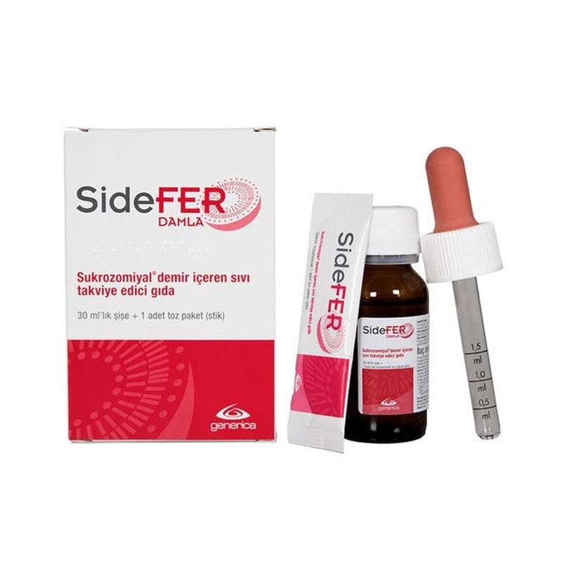 Sidefer Drops Supplementary Food 30Ml Bottle + 1 Powder