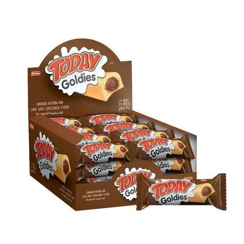 Today Goldies Chocolate Cream 35 Gr. 24 Pieces (1 Box)