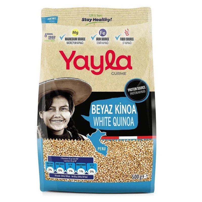 Yayla Gurme White Quinoa 500 Gr X 8 Pieces