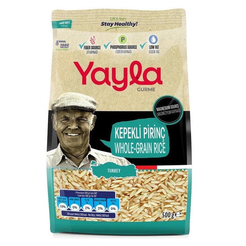 Yayla Gurme Whole Wheat Rice 500 Gr X 4 Pieces