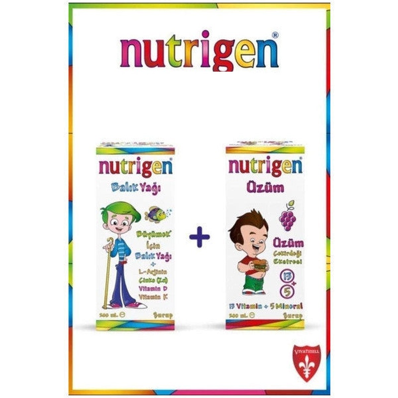 Nutrigen Fish Oil Syrup 200Ml And Grape Syrup 200Ml