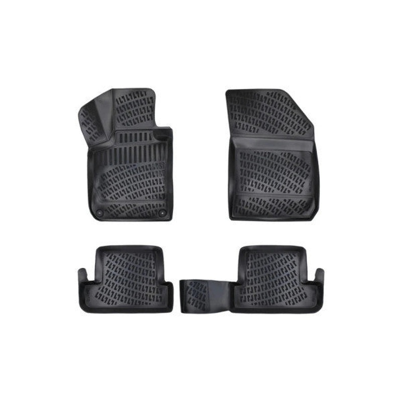 Peugeot 308 2014-2021 3D Pool Mat And Luggage Pool Black