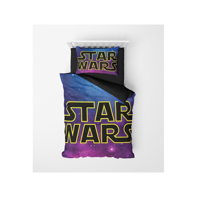 3D Digital Print Micro Satin Single Duvet Cover Set Star Wars 4 Patterned