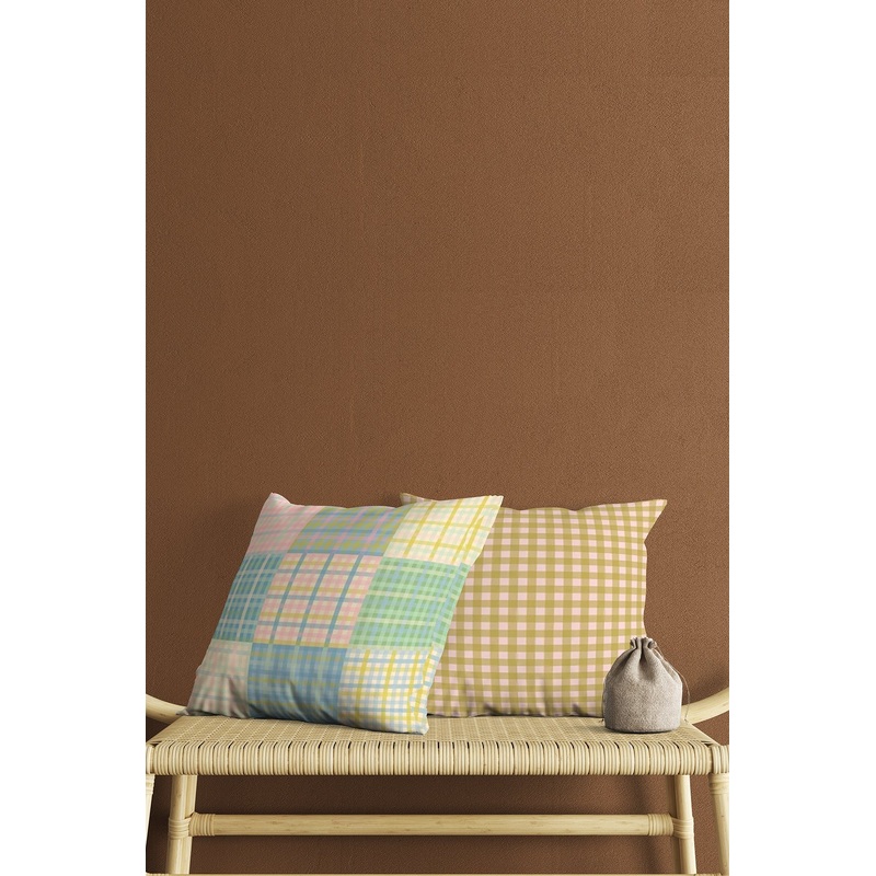 Colorful Square Pattern Double-Sided Gift Decorative 2 Pcs Cushion Cover