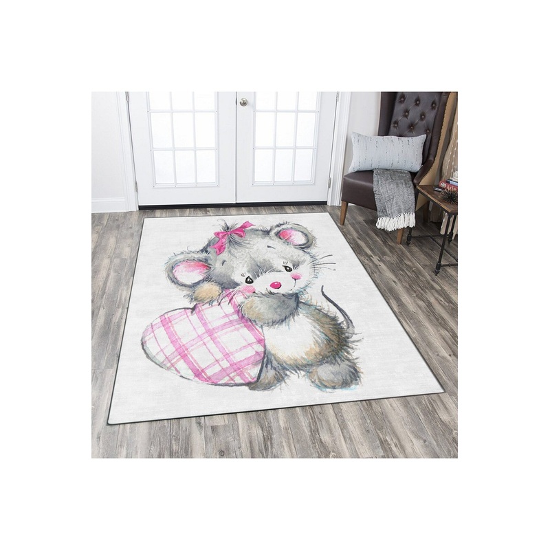 D Digital Printing Non Slip Based Children's Room Carpet