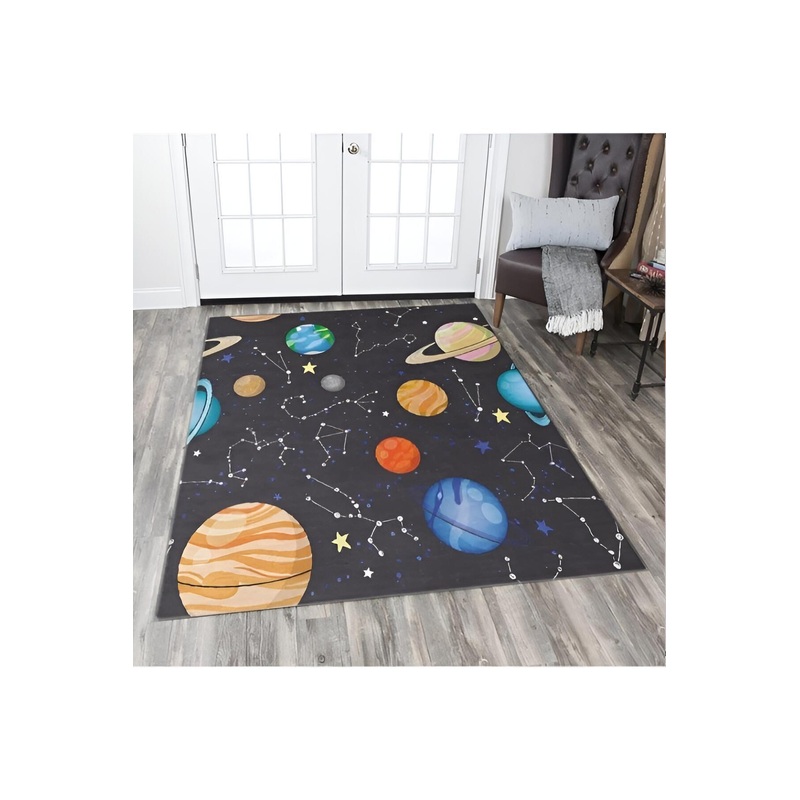 Galaxy Themed Digital Printed Carpet