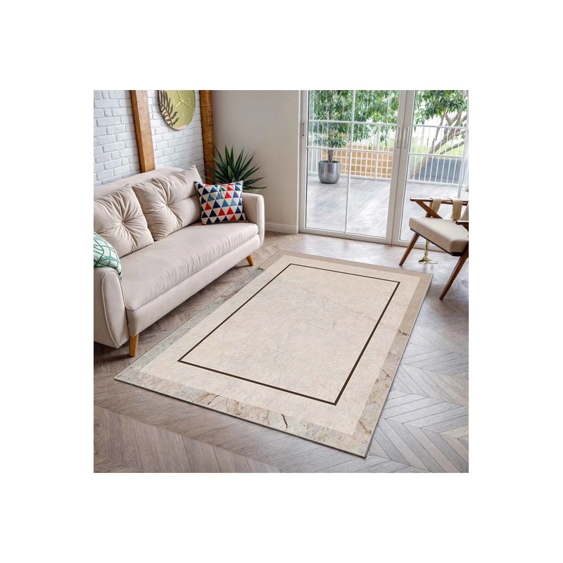 Machine Washable Non Slip Based Stain Resistant Living Room Carpet
