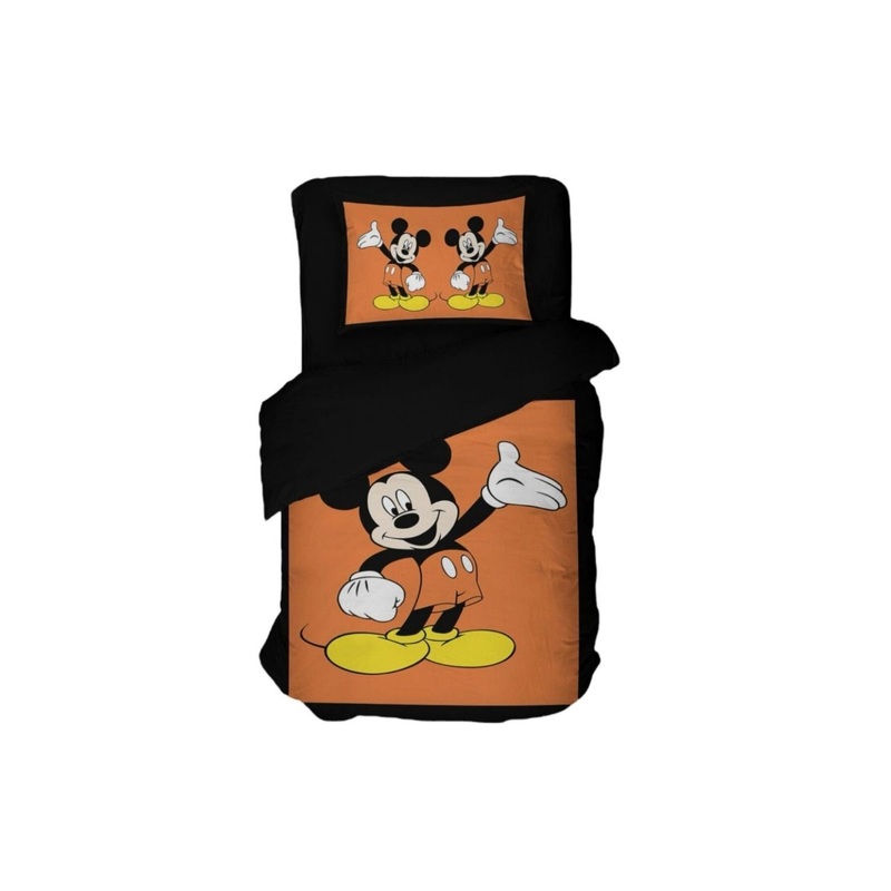 Mickey 3D Digital Print Single Duvet Cover Set | Duvet Cover And 1 Pillowcase