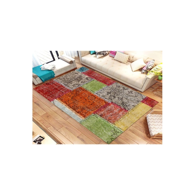 Patchwork Digital Printed Carpet